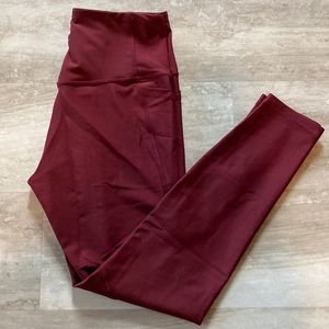 Medium maroon 7/8 Old Navy leggings